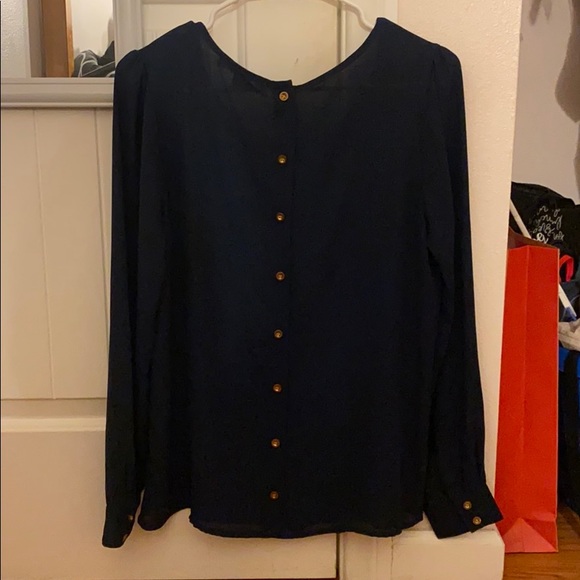 Navy blue blouse - Picture 2 of 2
